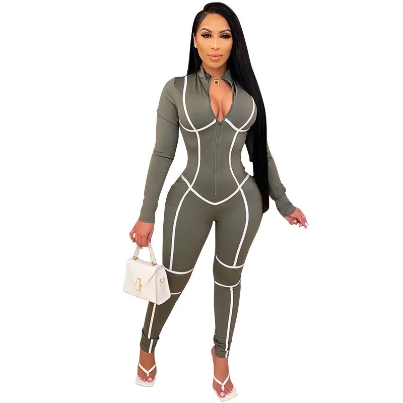 Spring Autumn Jumpsuit Women Patchwork Solid Rompers Full Sleeve Sexy Skinny Pants Overalls Casual Jogging One Piece Jumpsuits
Spring Autumn Jumpsuit Women Patchwork Solid Rompers Full Sleeve Sexy Skinny Pants Overalls Casual Jogging One Piece Jumpsuits