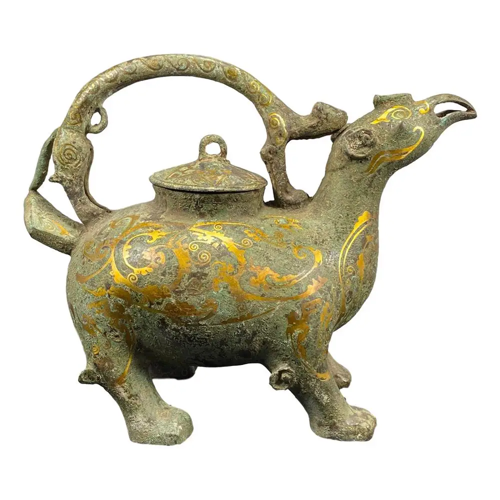 LaoJunLu Han Dynasty Co-Gold Bronze в форме животных ручка горшок имитация античная бронза шедевр коллекция одиночных
LaoJunLu Han Dynasty Co-Gold Bronze в форме животных ручка горшок имитация античная бронза шедевр коллекция одиночных