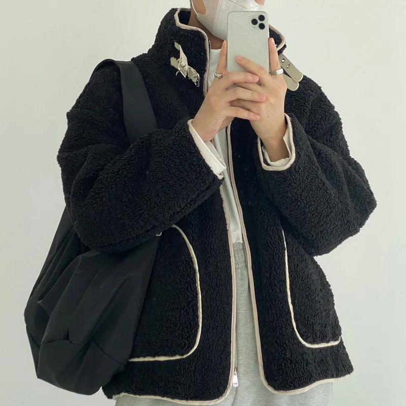 SYUHGFA Men's Clothing Casual Loose Thickned Fur Coat Warm Winter 2022 Zipped Belt Stand Collar Jacket Faux Lambswool Coats
SYUHGFA Men's Clothing Casual Loose Thickned Fur Coat Warm Winter 2022 Zipped Belt Stand Collar Jacket Faux Lambswool Coats