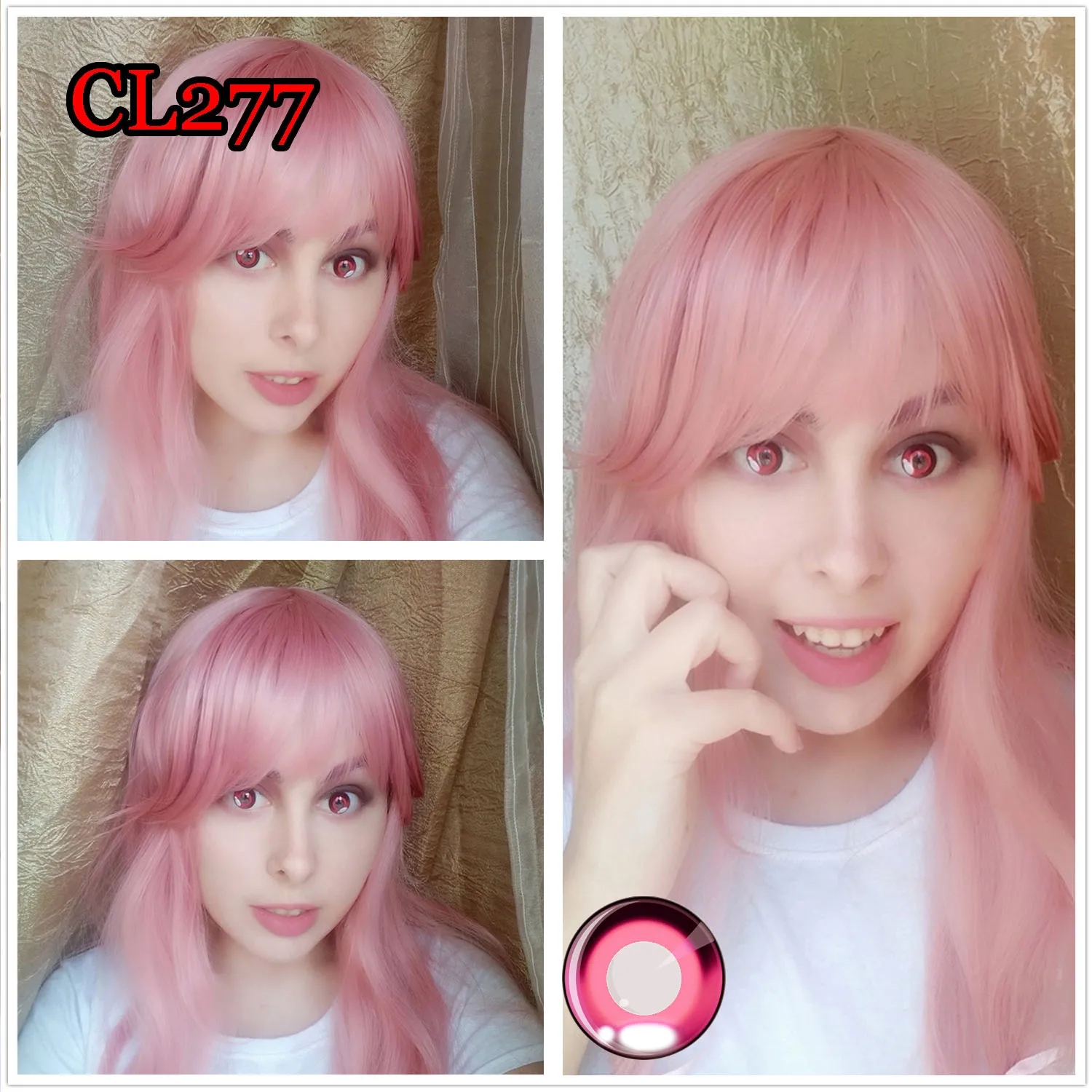 Sweet Anime Eye Contact Lenses Circle Eyewear for Cosplay Accessories CL277 ANIME EYE PINK
Sweet Anime Eye Contact Lenses Circle Eyewear for Cosplay Accessories CL277 ANIME EYE PINK