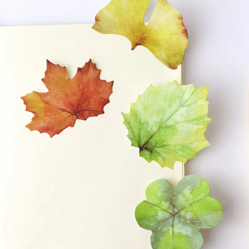 1PC Creative Maple Leaf memopads Note Leaves Diary Memo Planner Scrapbooking Stickers Stationery School Supplies
1PC Creative Maple Leaf memopads Note Leaves Diary Memo Planner Scrapbooking Stickers Stationery School Supplies