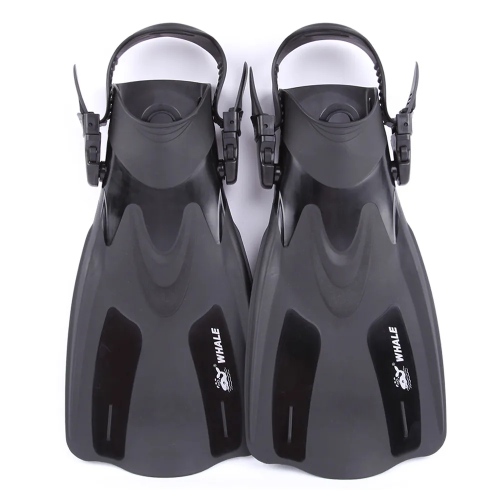 

Fins WHALE FN-200 Scuba Adult Fins with Diving Trek Swim Shoes Snorkeling Swimming Foot Short Fins Heel Diving Flipper Flippers