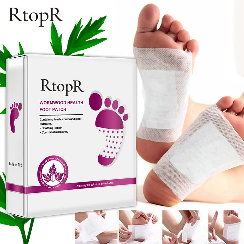 RtopR Detox Feet Patch Wormwood Improve Sleep Quality Beauty Health Body Pads Toxins Slimming Cleansing Weight Loss Foot Patches
RtopR Detox Feet Patch Wormwood Improve Sleep Quality Beauty Health Body Pads Toxins Slimming Cleansing Weight Loss Foot Patches