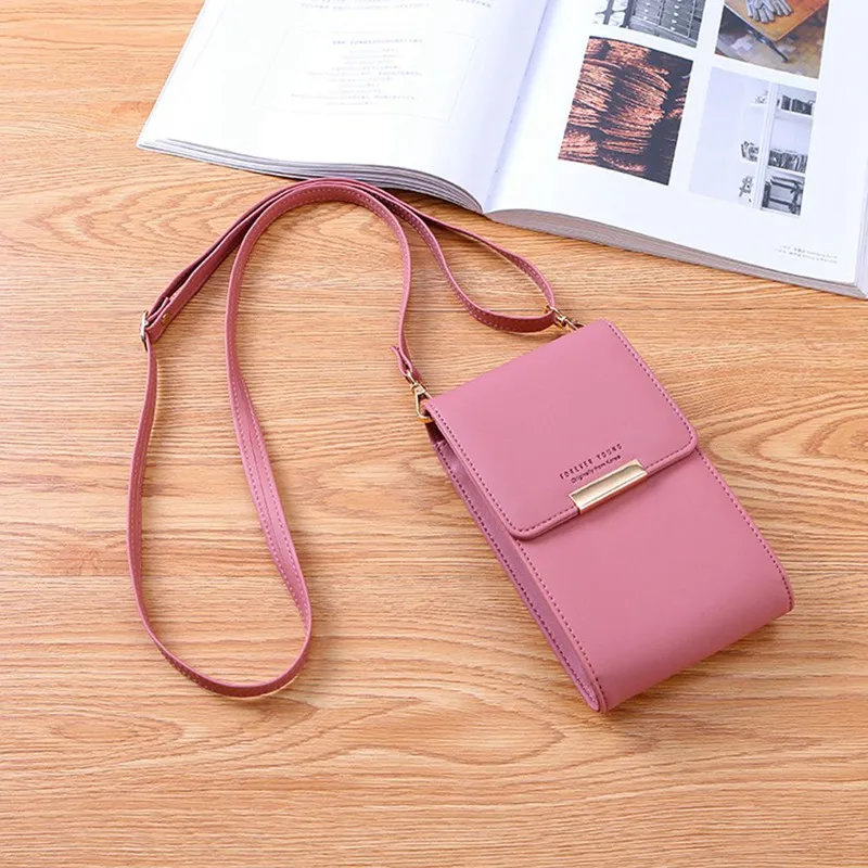 New Single Shoulder Diagonal Mobile Phone Bag Fashion Solid Simple PU Leather Multi-Function Ladies Wallet Card Package
New Single Shoulder Diagonal Mobile Phone Bag Fashion Solid Simple PU Leather Multi-Function Ladies Wallet Card Package