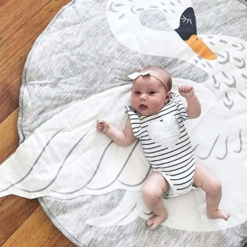 Baby Toddlers Play Floor Mat Cartoon Swan Kids Crawling Blanket Children Room Stroller Decor Props
Baby Toddlers Play Floor Mat Cartoon Swan Kids Crawling Blanket Children Room Stroller Decor Props