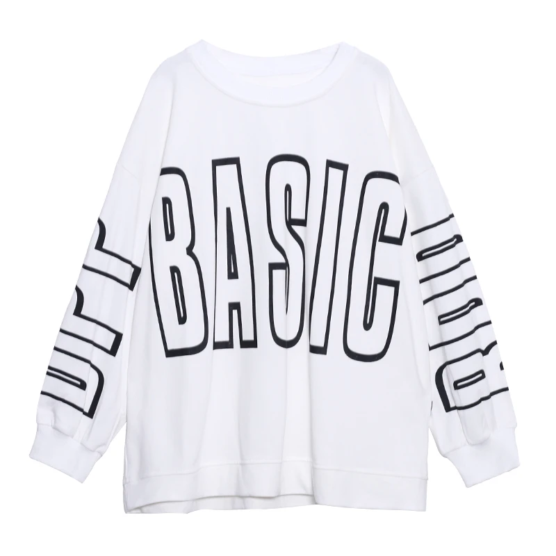 XUXI Splicing Fashion Letter Printing New T Shirt Long Sleeve Streetwear O-Neck Casual Women TShirt Autumn 2020 FZ3012
XUXI Splicing Fashion Letter Printing New T Shirt Long Sleeve Streetwear O-Neck Casual Women TShirt Autumn 2020 FZ3012