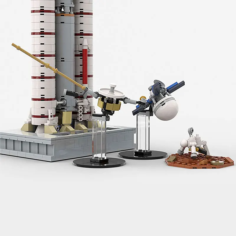 MOC Titan IIIE Centaur Space Rocket series Model Building Blocks Star Exploration DIY Bricks Figures Creative Kids Toys Gift
MOC Titan IIIE Centaur Space Rocket series Model Building Blocks Star Exploration DIY Bricks Figures Creative Kids Toys Gift