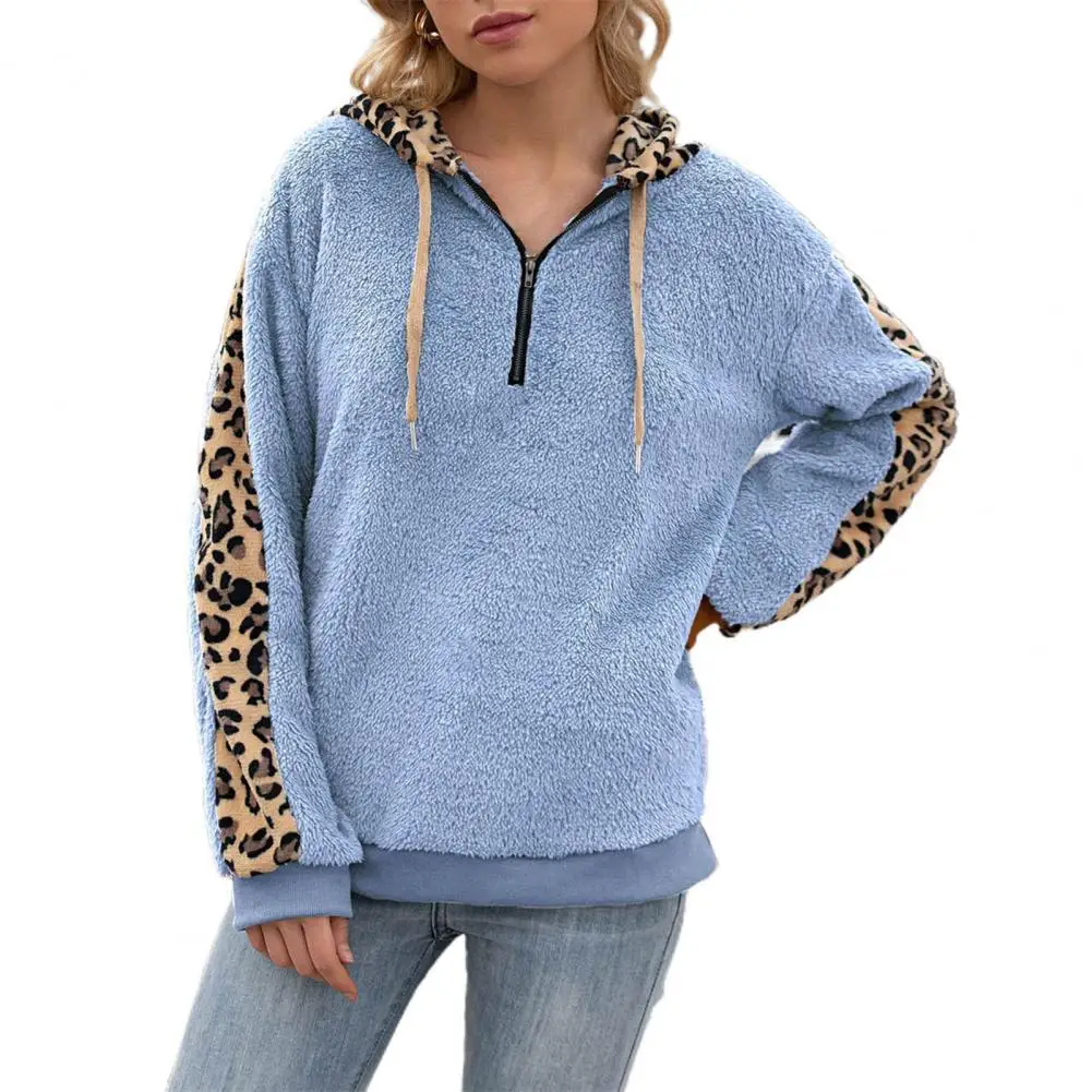 Leopard Patchwork Women's Hooded Tops Zipper Lace Up Fluffy Ladies Hoodie Sweashirts Autumn Fashion Loose Casual Hoodie 2021
Leopard Patchwork Women's Hooded Tops Zipper Lace Up Fluffy Ladies Hoodie Sweashirts Autumn Fashion Loose Casual Hoodie 2021