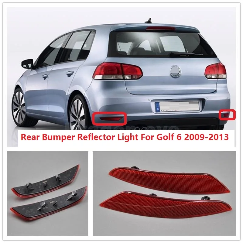 Для VW Golf A6 MK6 2009 2010 2011 2012 2013 автомобильный Стайлинг задний бампер угловой