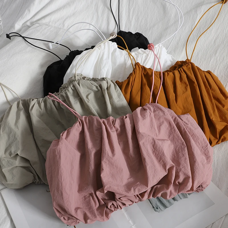 Korean sexy crop tops off shoulder spaghetti strap tanke top sleeveless solid color camisole versatile slim fit camis fashion
Korean sexy crop tops off shoulder spaghetti strap tanke top sleeveless solid color camisole versatile slim fit camis fashion