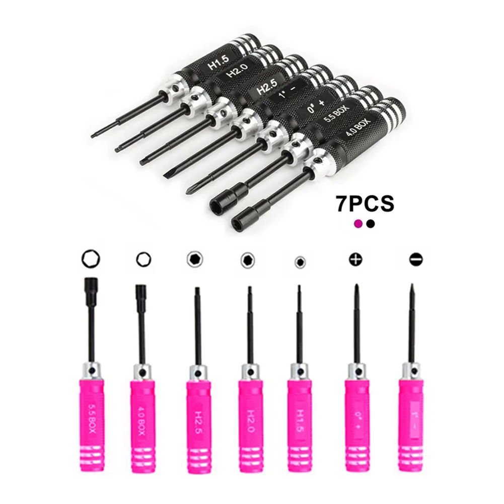 7pcs Hexagon Slot Cross ScrewDriver Key Set Professional Precision Hand Repair Tool For RC Car Quadcopter Airplane Drone
7pcs Hexagon Slot Cross ScrewDriver Key Set Professional Precision Hand Repair Tool For RC Car Quadcopter Airplane Drone
