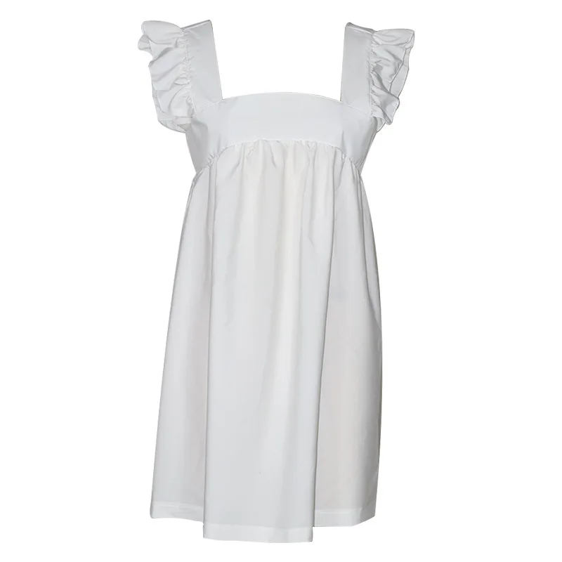 Women Summer Dress White Elegant Puff Sleeve Backless 2021 Fashion Party Beach Dress Vacation Casual Mini Dress 
Women Summer Dress White Elegant Puff Sleeve Backless 2021 Fashion Party Beach Dress Vacation Casual Mini Dress
