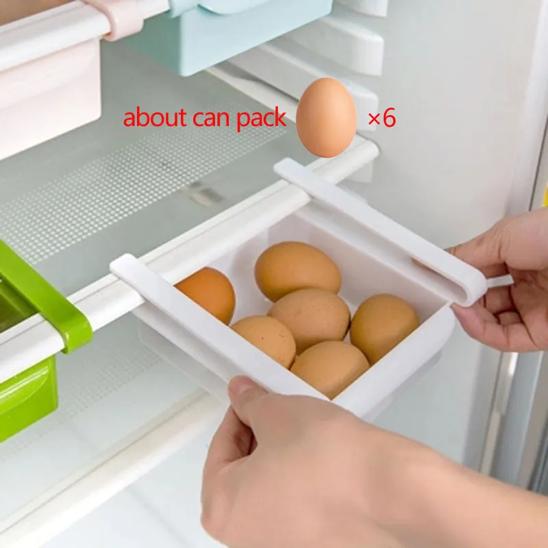 Кухонный холодильник контейнер для хранения свежий разделитель слой стеллаж