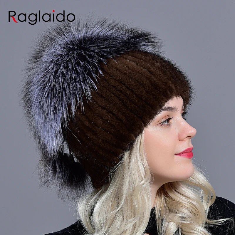 real mink fur hats for women winter natural fox fur pompom 2 balls furry warm cap fashionable fluffy genuine fur knitted caps
real mink fur hats for women winter natural fox fur pompom 2 balls furry warm cap fashionable fluffy genuine fur knitted caps