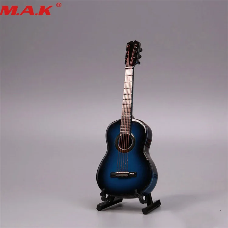 1/6 scale mini guitar model classic style blue color music instrument model action figures BJD dolls accessories collections
1/6 scale mini guitar model classic style blue color music instrument model action figures BJD dolls accessories collections