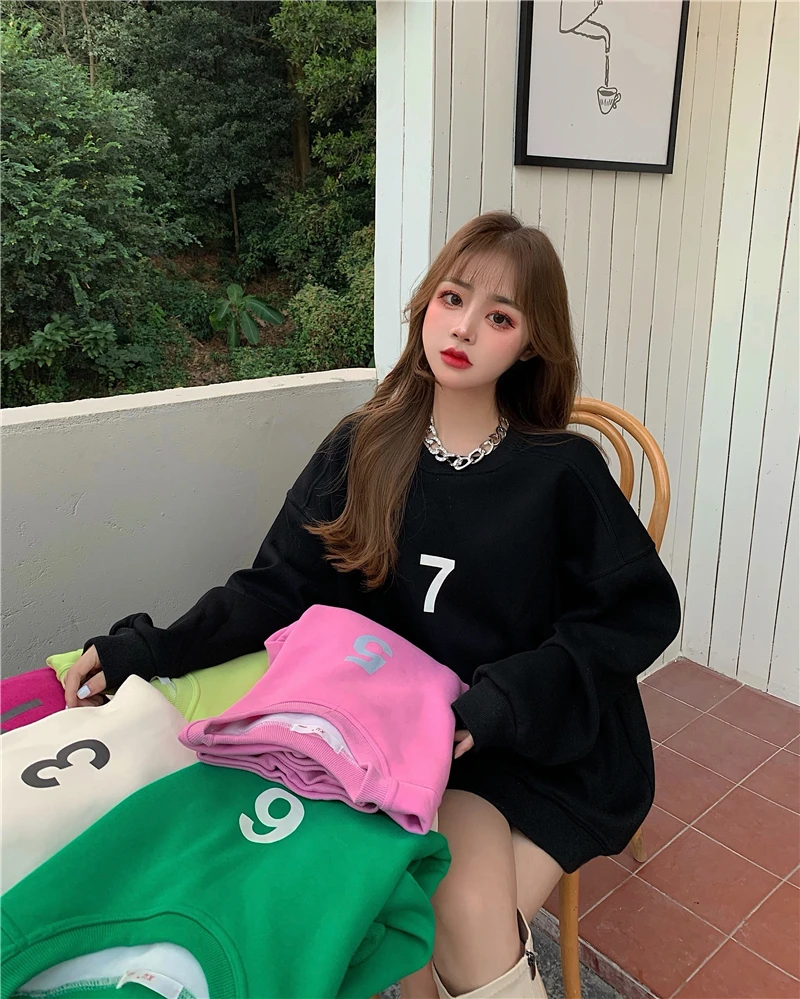 XZ928 women 2021 new design sense letter printing hedging loose hedging all-match plus velvet Sweatshirts
XZ928 women 2021 new design sense letter printing hedging loose hedging all-match plus velvet Sweatshirts