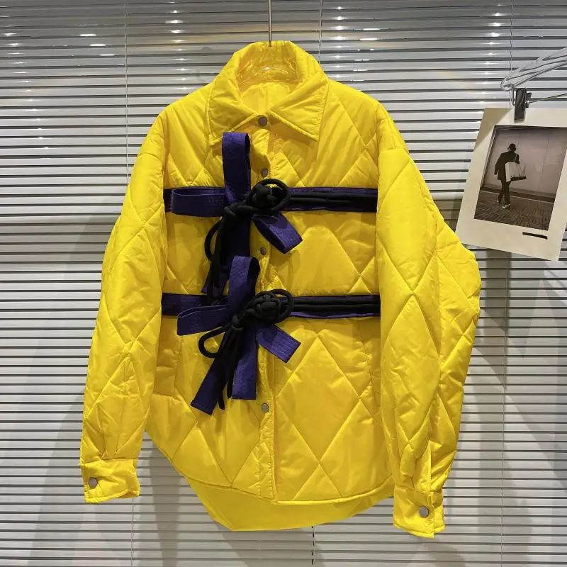 2021 winter new women's jackets retro contrast color straps design personalized bread clothes women's coats
2021 winter new women's jackets retro contrast color straps design personalized bread clothes women's coats