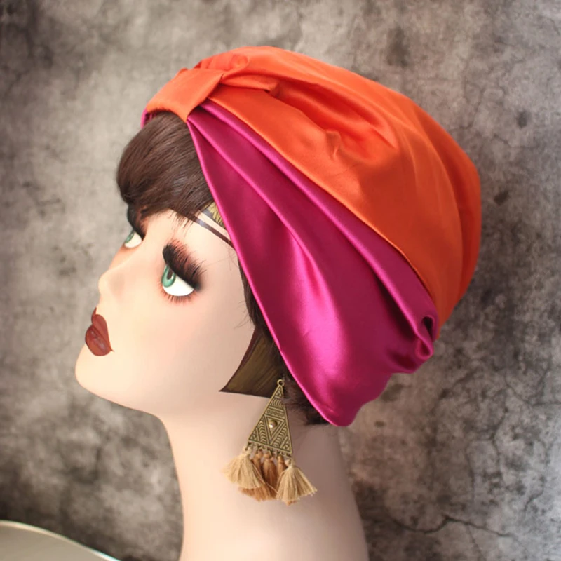 6 Colors Silk Salon Bonnet Women Sleep Shower Cap Bath Towel Hair Dry Quick Elastic Hair Care Bonnet Head Wrap Hat
6 Colors Silk Salon Bonnet Women Sleep Shower Cap Bath Towel Hair Dry Quick Elastic Hair Care Bonnet Head Wrap Hat