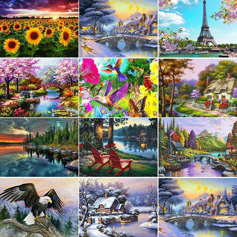 Scenery DIY 5D Diamond Painting Country House Landscape Full Round Drill Rhinestone Mosaic Embroidery Modern Wall Art Home Decor
Scenery DIY 5D Diamond Painting Country House Landscape Full Round Drill Rhinestone Mosaic Embroidery Modern Wall Art Home Decor
