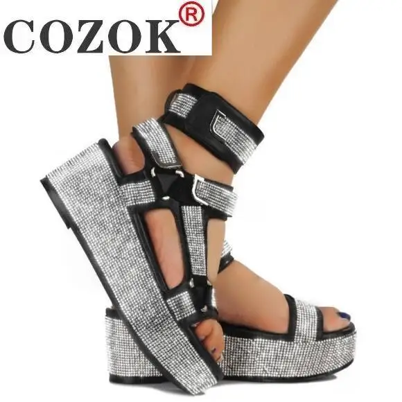 New Platform Sandals Women Shoes Summer Fashion Crystal Super Women Open Toe Sandals Wedge Chunky Gladiator Sandals Plus Size
New Platform Sandals Women Shoes Summer Fashion Crystal Super Women Open Toe Sandals Wedge Chunky Gladiator Sandals Plus Size
