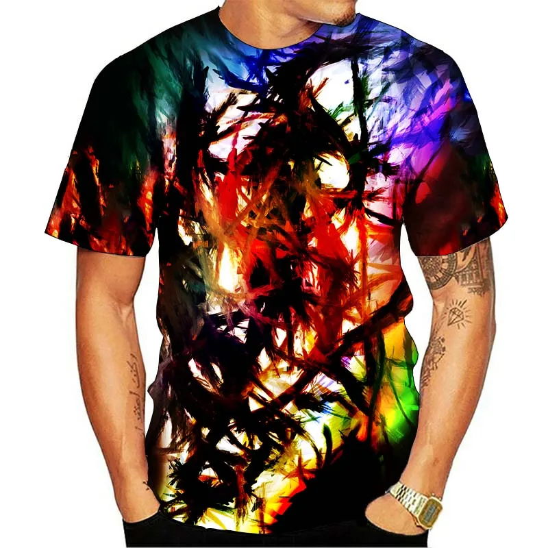 New Summer Men's 3D Printed Top Short Sleeve T-shirt Personal Art Beautiful Starry Sky Round Neck Shirt Trendy Streetwear 2021
New Summer Men's 3D Printed Top Short Sleeve T-shirt Personal Art Beautiful Starry Sky Round Neck Shirt Trendy Streetwear 2021
