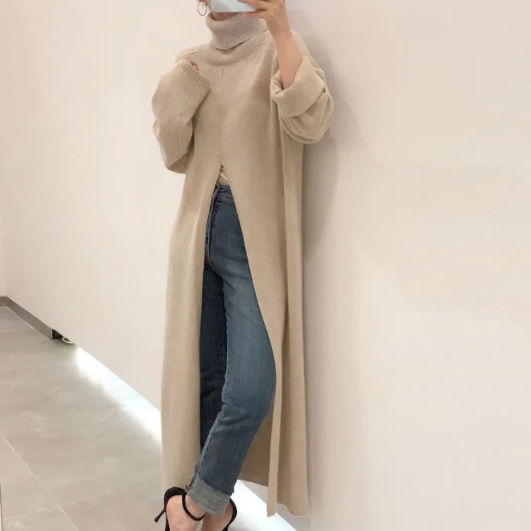Russian Style High Neck Thicke Sweater Maxi Dres Female Soft Knitted Long Dress Vestidos 137
Russian Style High Neck Thicke Sweater Maxi Dres Female Soft Knitted Long Dress Vestidos 137