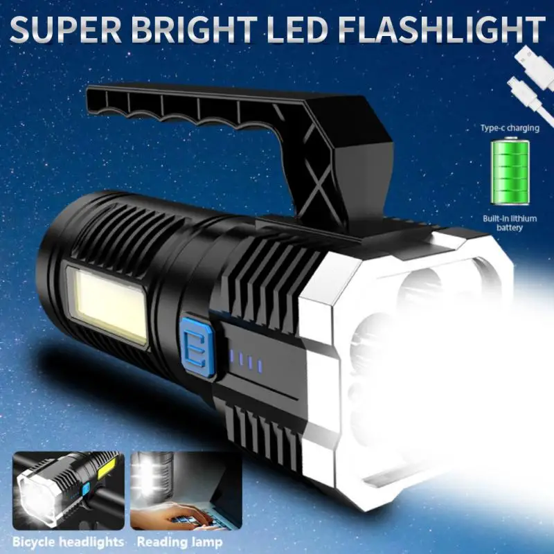 Super Bright Flashlight Portable Bicycle Strong Light USB Outdoor 7 LED Rechargeable Long-range Flashlight Torch Tactical Light
Super Bright Flashlight Portable Bicycle Strong Light USB Outdoor 7 LED Rechargeable Long-range Flashlight Torch Tactical Light
