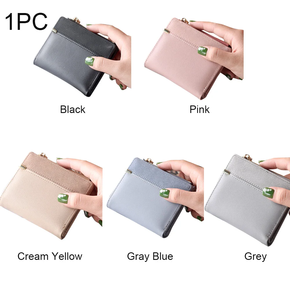 Solid Frosted Gift Fashion With Buckle Cashes Zipper Closure Money Women Short Wallet Multi Card Position PU Leather Coin Purse
Solid Frosted Gift Fashion With Buckle Cashes Zipper Closure Money Women Short Wallet Multi Card Position PU Leather Coin Purse