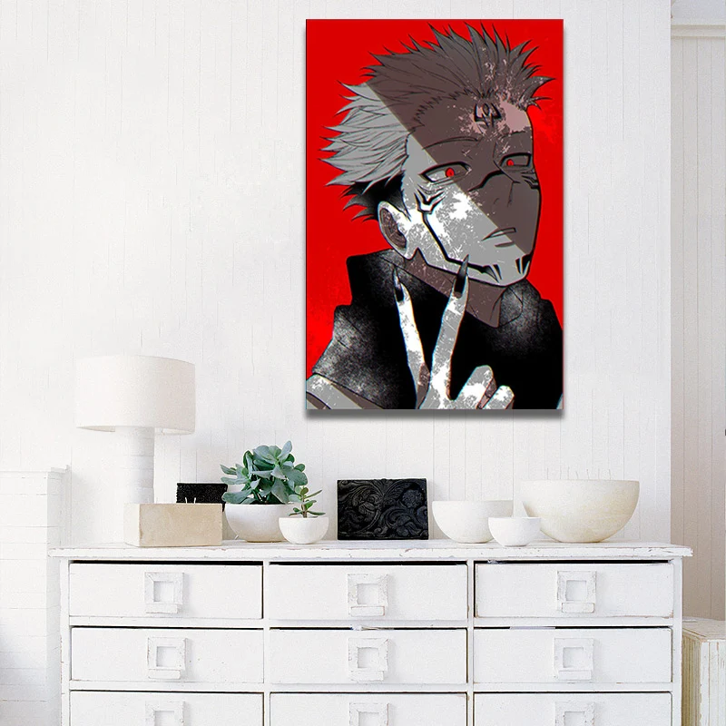 Jujutsu Kaisen Sukuna anime canvas painting decor wall art pictures bedroom study home living room decoration prints poster
Jujutsu Kaisen Sukuna anime canvas painting decor wall art pictures bedroom study home living room decoration prints poster