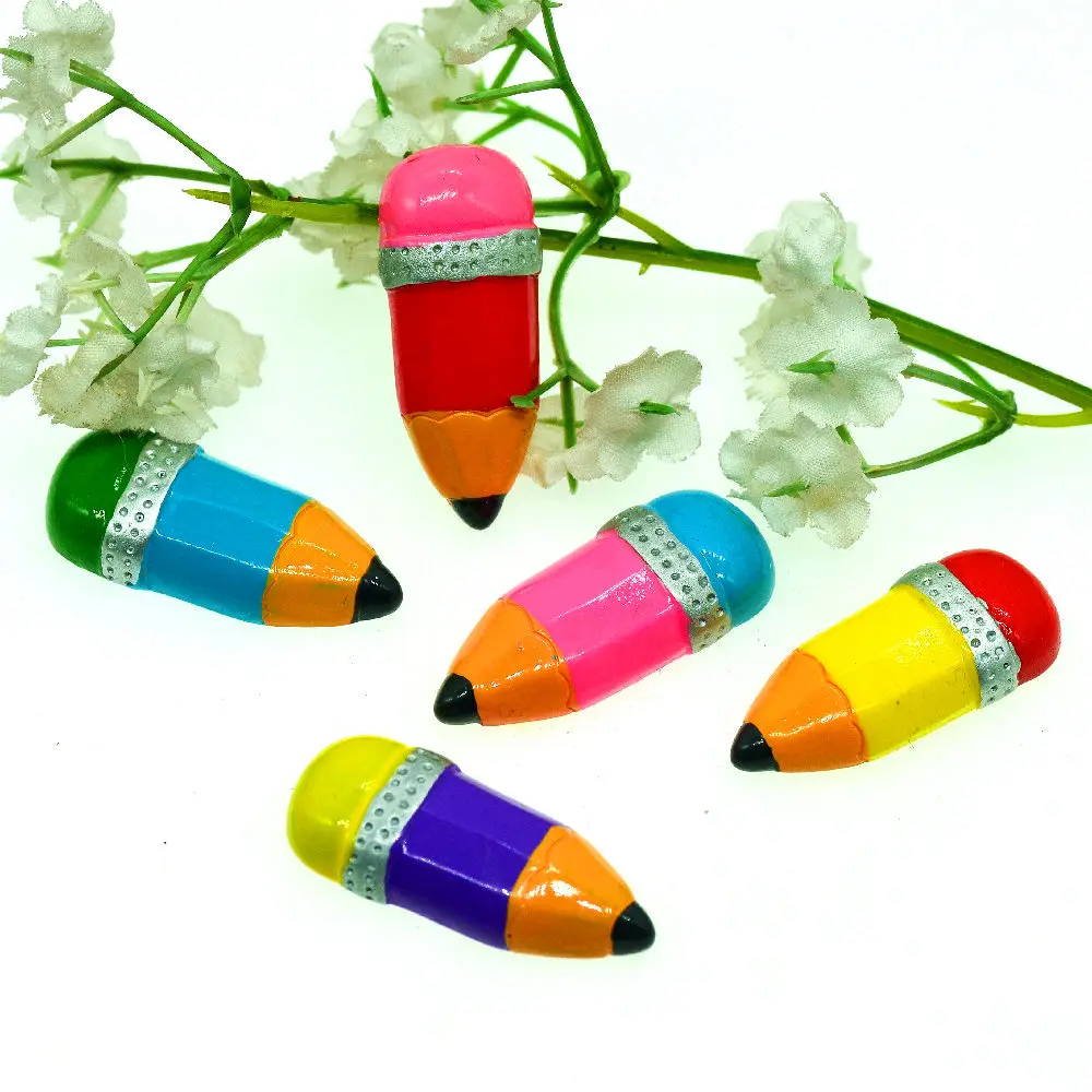10PCS 15X37mm Resin Flatback Colorful Pencil Miniature|Doll House Crayon embellishments|Back to School Embellishments Miniatures
10PCS 15X37mm Resin Flatback Colorful Pencil Miniature|Doll House Crayon embellishments|Back to School Embellishments Miniatures