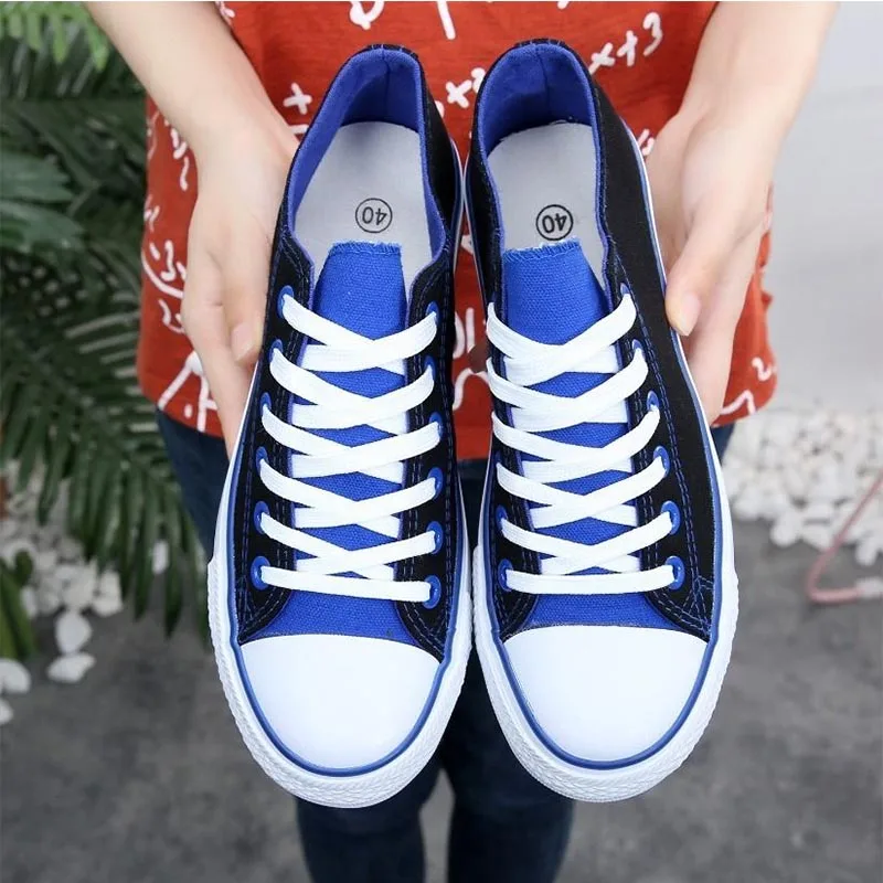 Women Canvas Sneakers Lovers Comfortable Shoes Vulcanize Flats Casual Man Lace-up Ladies Walking Footwear Plus size
Women Canvas Sneakers Lovers Comfortable Shoes Vulcanize Flats Casual Man Lace-up Ladies Walking Footwear Plus size