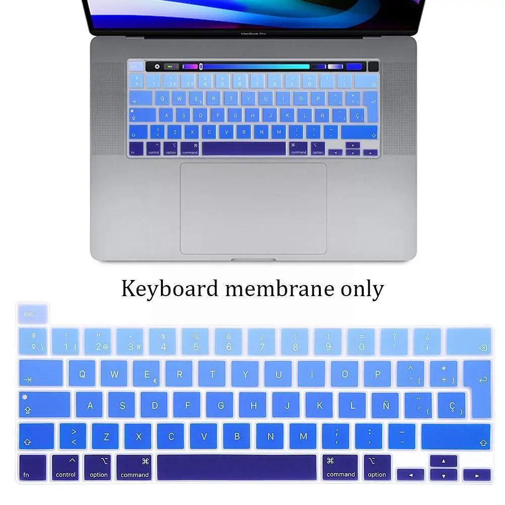 Чехол для клавиатуры с испанской раскладкой для New Pro 16 2019 A2141 M1 Chip A2338/a2251/a2289 2020 + M6y8
Чехол для клавиатуры с испанской раскладкой для New Pro 16 2019 A2141 M1 Chip A2338/a2251/a2289 2020 + M6y8