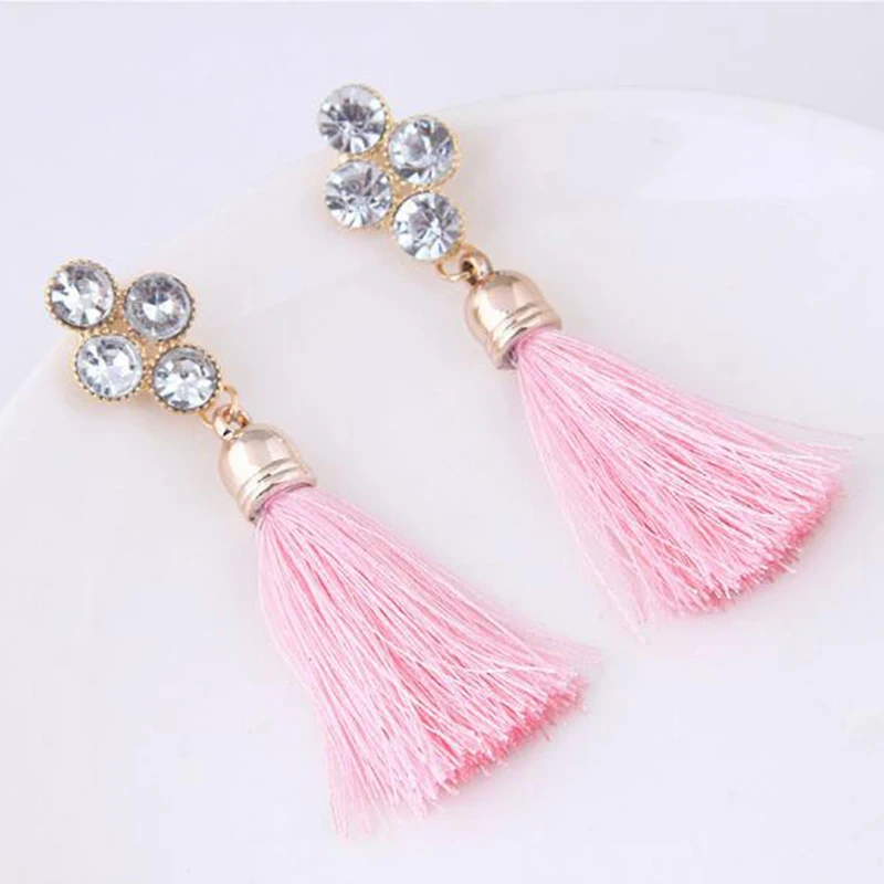 Fashion Bohemian Long Tassel Drop Earrings 2021 New For Women Fabric Rhinestone Pendientes Party Dangle Earrings Female Jewelry
Fashion Bohemian Long Tassel Drop Earrings 2021 New For Women Fabric Rhinestone Pendientes Party Dangle Earrings Female Jewelry