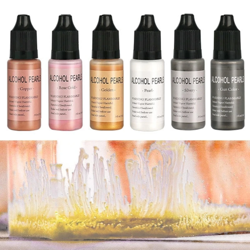 Metallic Alcohol Pigment Resin Dye Alcohol-Based Ink Concentrated Paint Epoxy Resin Colorant Resin Casting Crafts15ml
Metallic Alcohol Pigment Resin Dye Alcohol-Based Ink Concentrated Paint Epoxy Resin Colorant Resin Casting Crafts15ml