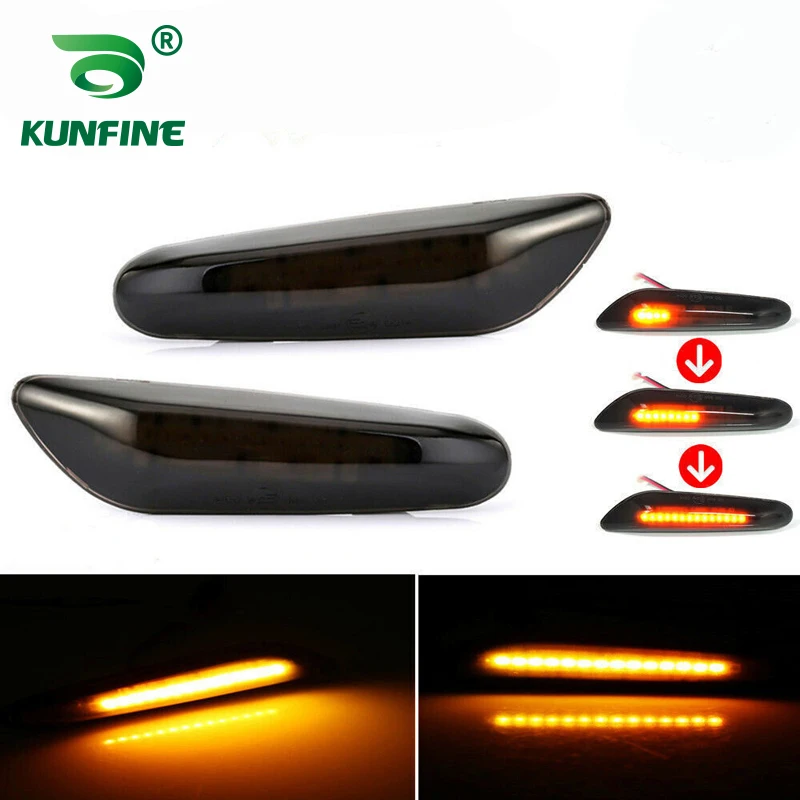 Pair of Led Dynamic Side Marker Turn Signal Light Sequential Blinker Light For BMW 1 Series/3 Serie/5 Serie With Somke Cover
Pair of Led Dynamic Side Marker Turn Signal Light Sequential Blinker Light For BMW 1 Series/3 Serie/5 Serie With Somke Cover