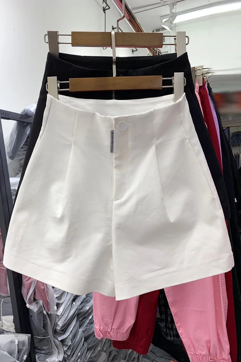 White Suit Shorts Women's High Waist A- Line 2021 Summer Thin Outer Wear Super Hot Loose Wide Leg Hot Pants Shorts for Women
White Suit Shorts Women's High Waist A- Line 2021 Summer Thin Outer Wear Super Hot Loose Wide Leg Hot Pants Shorts for Women