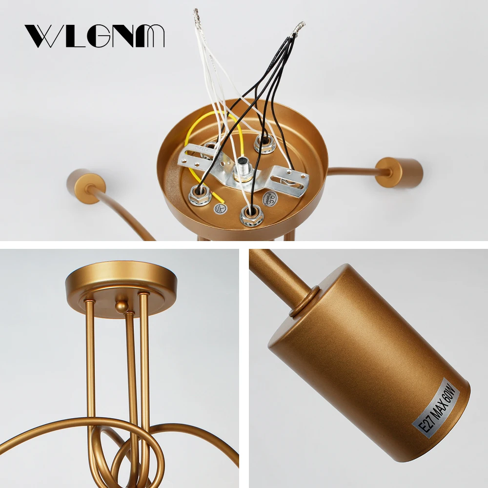 New chandelier Nordic chandeliers Vintage bending lamp lighting living room bedroom restaurant study Lighting decoration lustre
New chandelier Nordic chandeliers Vintage bending lamp lighting living room bedroom restaurant study Lighting decoration lustre