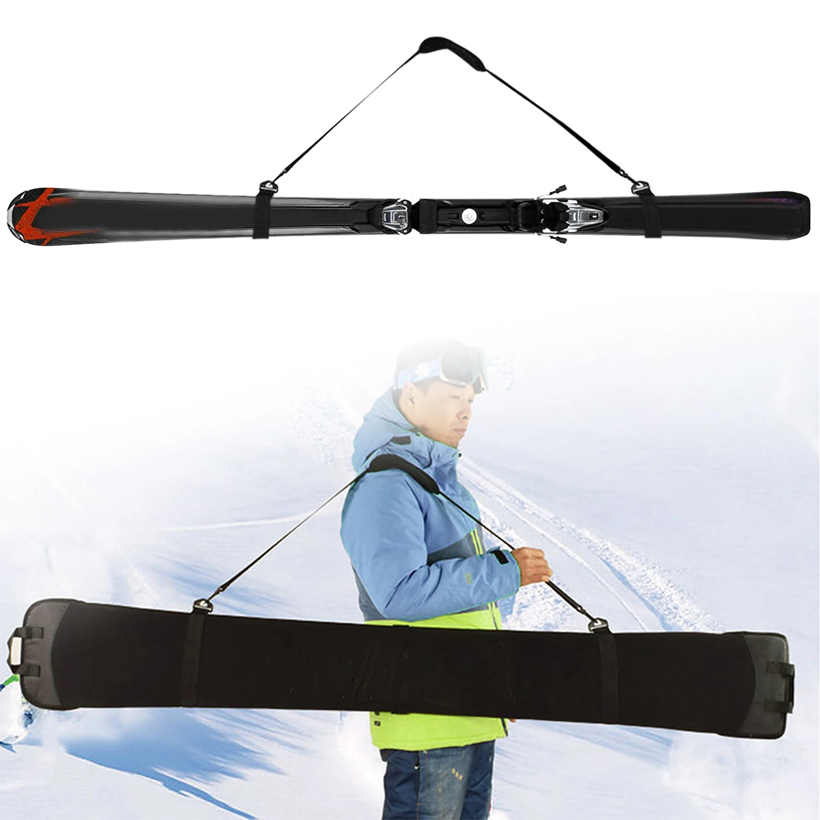 Ski Carrier Strap Pole Carrier Ski Snowboard Shoulder Carrier Adjustable Outdoor Ski Sports Gear Tool Accessories
Ski Carrier Strap Pole Carrier Ski Snowboard Shoulder Carrier Adjustable Outdoor Ski Sports Gear Tool Accessories