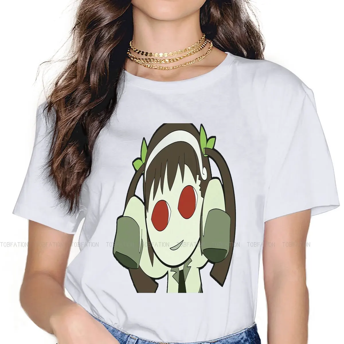 Женская футболка Spooky Mayoi, футболка Monogatari Oshino Shinobu, топы с героями мультфильмов, модная женская футболка, хлопковая свободная футболка с графи...
Женская футболка Spooky Mayoi, футболка Monogatari Oshino Shinobu, топы с героями мультфильмов, модная женская футболка, хлопковая свободная футболка с графи...