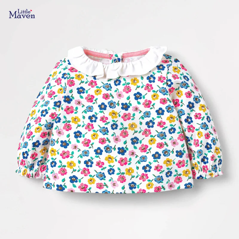 Little maven 2022 Spring and Autumn T-shirt Lovely Floral Cotton Pretty Baby Girls Casual Clothes Cotton for Kids 2-7 year
Little maven 2022 Spring and Autumn T-shirt Lovely Floral Cotton Pretty Baby Girls Casual Clothes Cotton for Kids 2-7 year