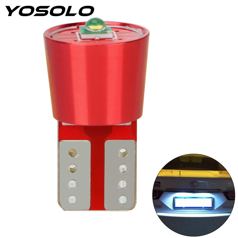 YOSOLO 1PCS T10 194 W5W DC 12V Reading Lamp Super Bright License Plate Light Car LED Bulb Auto Interior Lights Clearance Light
YOSOLO 1PCS T10 194 W5W DC 12V Reading Lamp Super Bright License Plate Light Car LED Bulb Auto Interior Lights Clearance Light