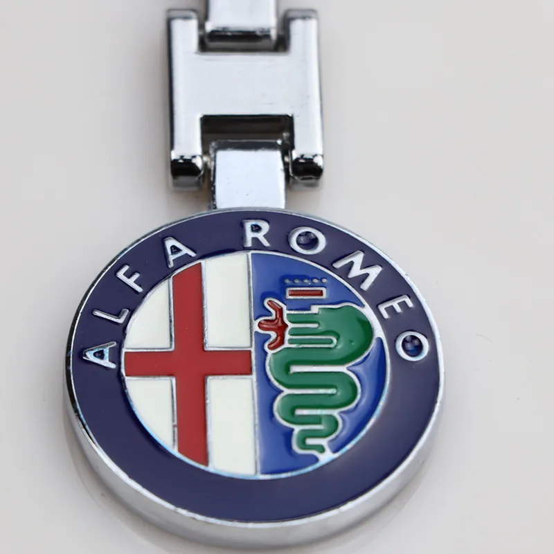 1 шт. новый модный автомобильный брелок для ключей из цинкового сплава Alfa Romeo Giulietta