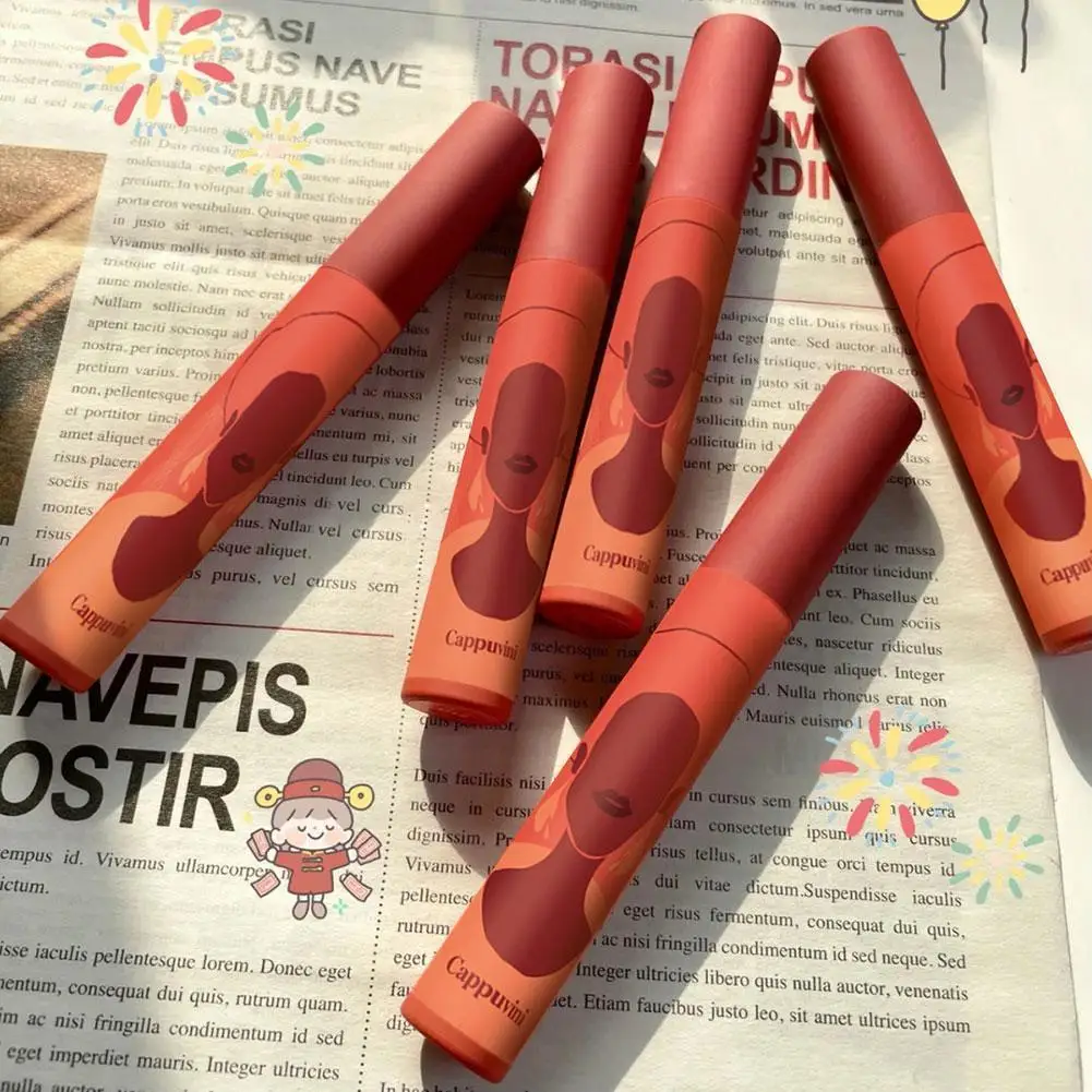 6 Colors Velvet Matte Lipstick Long Lasting Waterproof Milk Tea Color Lipstick Red Liquid Lip Gloss Student
6 Colors Velvet Matte Lipstick Long Lasting Waterproof Milk Tea Color Lipstick Red Liquid Lip Gloss Student