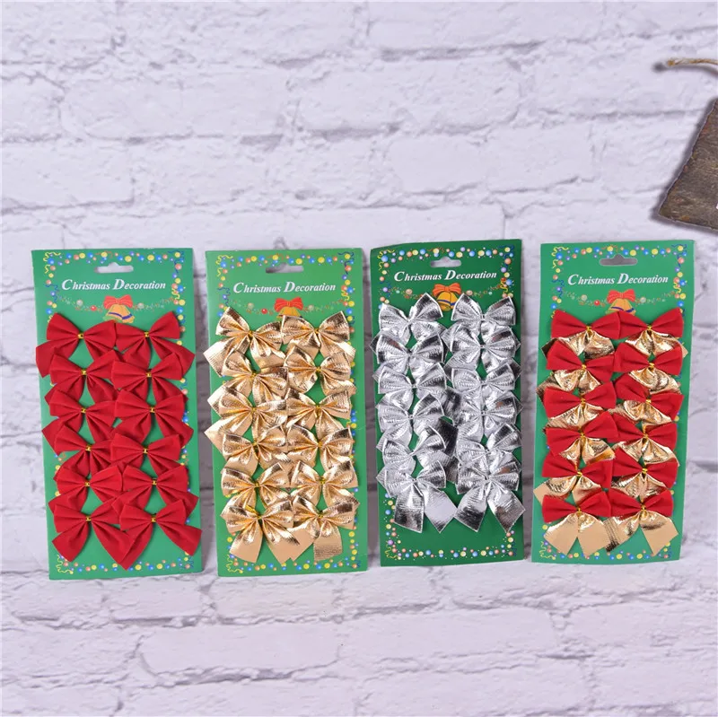 Christmas decorations Christmas bow 5.5cm gold, silver and red cloth bow (12 pack).
Christmas decorations Christmas bow 5.5cm gold, silver and red cloth bow (12 pack).