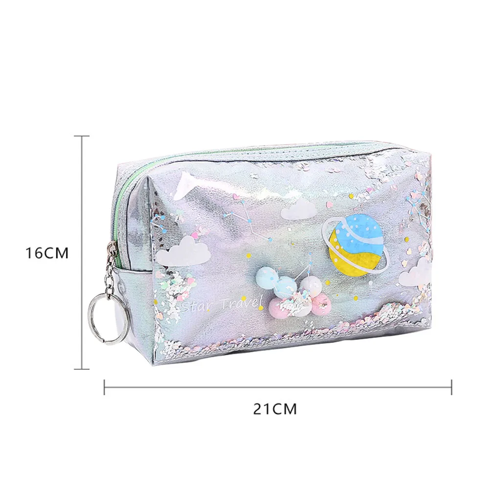 Holographic Zipper Pencil Case Portable Pen Box Makeup Bag For Girls Gift PU Office School Travel Supplies
Holographic Zipper Pencil Case Portable Pen Box Makeup Bag For Girls Gift PU Office School Travel Supplies