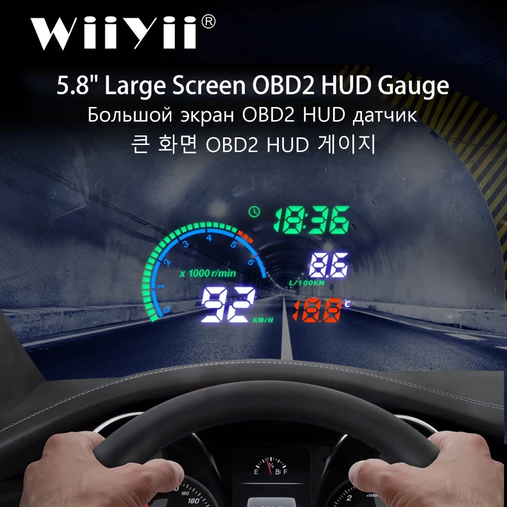 2020 New HUD i9 Head-Up Display Speedometer Car Windscreen Speed Projector Overspeed RPM Voltage Alarm Electronic
2020 New HUD i9 Head-Up Display Speedometer Car Windscreen Speed Projector Overspeed RPM Voltage Alarm Electronic