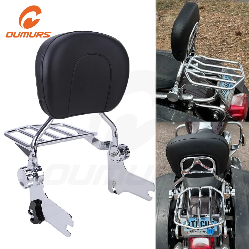 Регулируемая спинка пассажира для мотоцикла OUMURS с багажником для Harley Touring 1997-2008 Road King FLHT FLHX FLTR
Регулируемая спинка пассажира для мотоцикла OUMURS с багажником для Harley Touring 1997-2008 Road King FLHT FLHX FLTR