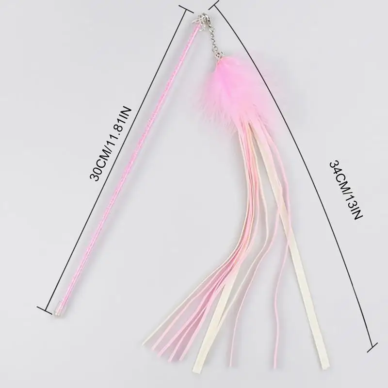 1pcs Cat Wand Teaser Toy For Kitten Plastic Interactive Cat Stick Feather Cat Teaser Wand With Bell For Gatos Pet Supplies
1pcs Cat Wand Teaser Toy For Kitten Plastic Interactive Cat Stick Feather Cat Teaser Wand With Bell For Gatos Pet Supplies