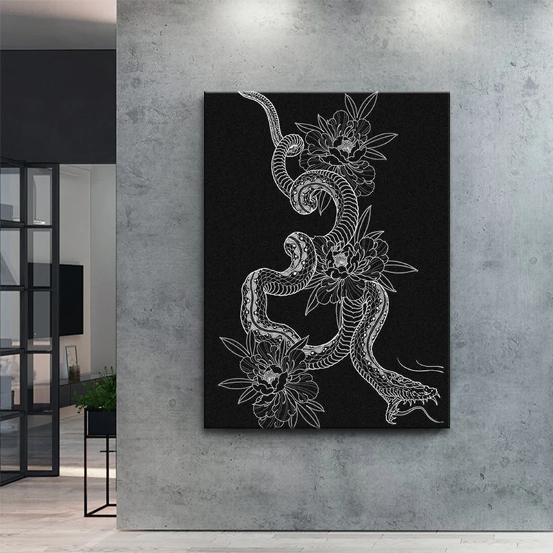 Black snake tattoo totem aesthetics Canvas Painting Decor Wall Art Pictures Home Prints Living Room Bedroom Decoration Poster
Black snake tattoo totem aesthetics Canvas Painting Decor Wall Art Pictures Home Prints Living Room Bedroom Decoration Poster