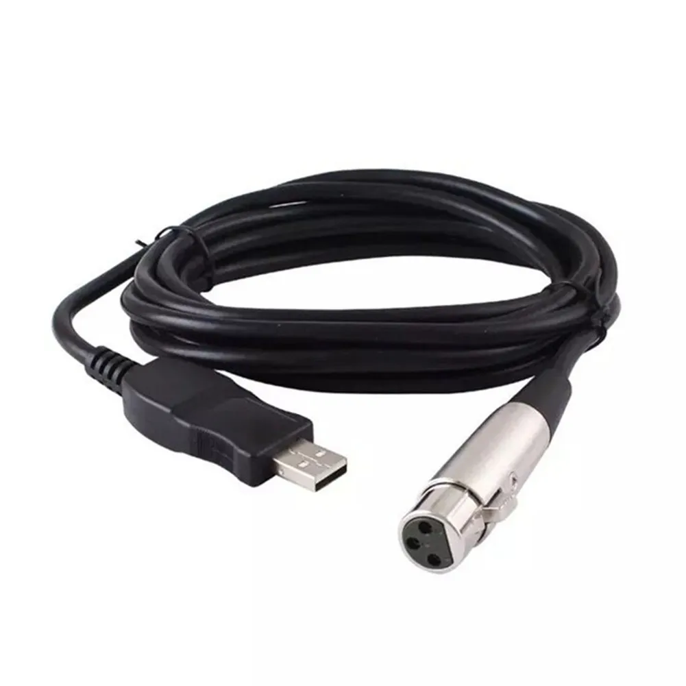 10FT XLR Female To USB Audio Cable Microphone To USB Interface Converter Adapter Cable Studio Audio Cable Connector
10FT XLR Female To USB Audio Cable Microphone To USB Interface Converter Adapter Cable Studio Audio Cable Connector
